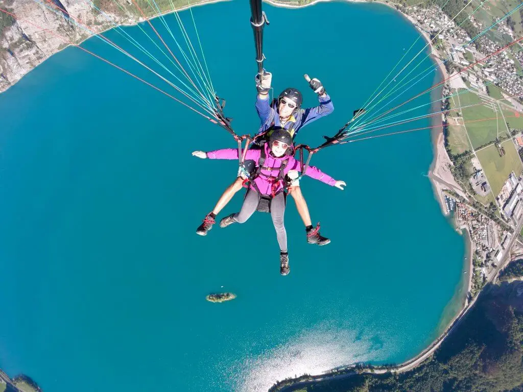Tandem paragliding Flumserberg – launch site