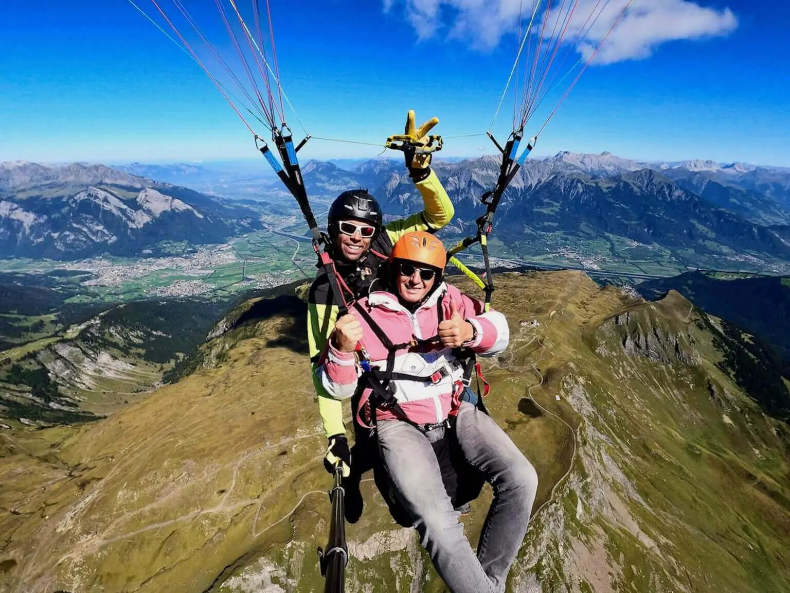 Tandem flight view