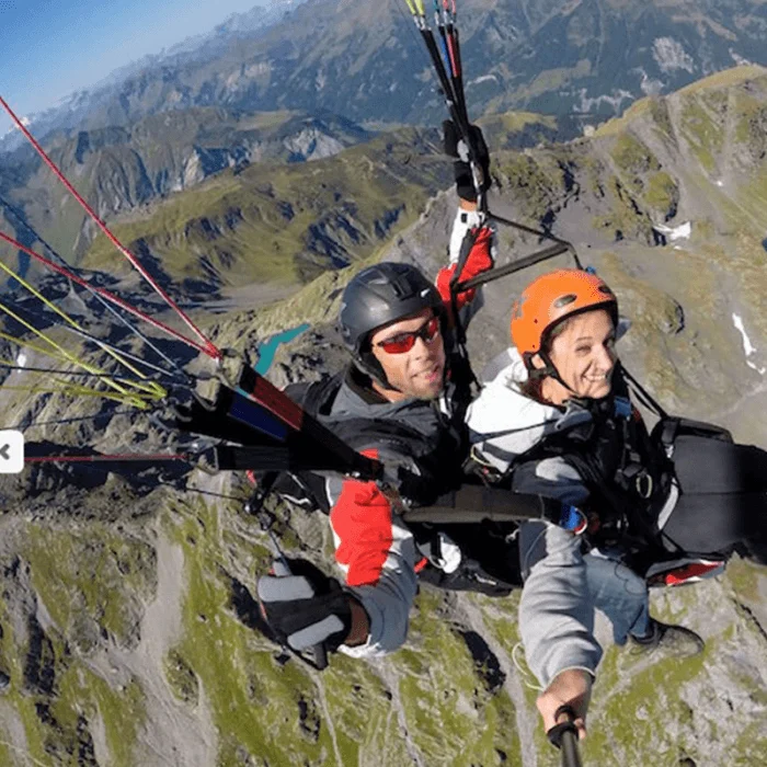 Ivo Grünenfelder – tandem pilot at Pizol